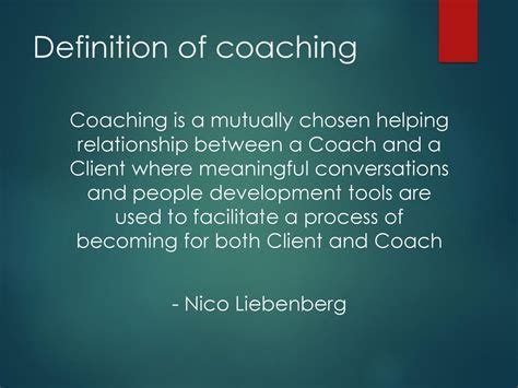 definition of a coach person.